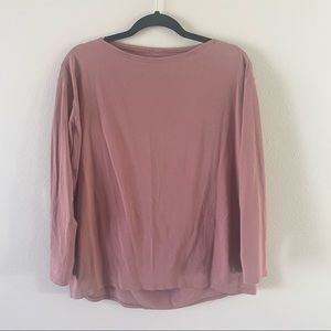 LULULEMON BACK IN ACTION LONG SLEEVE, Mauve, 8